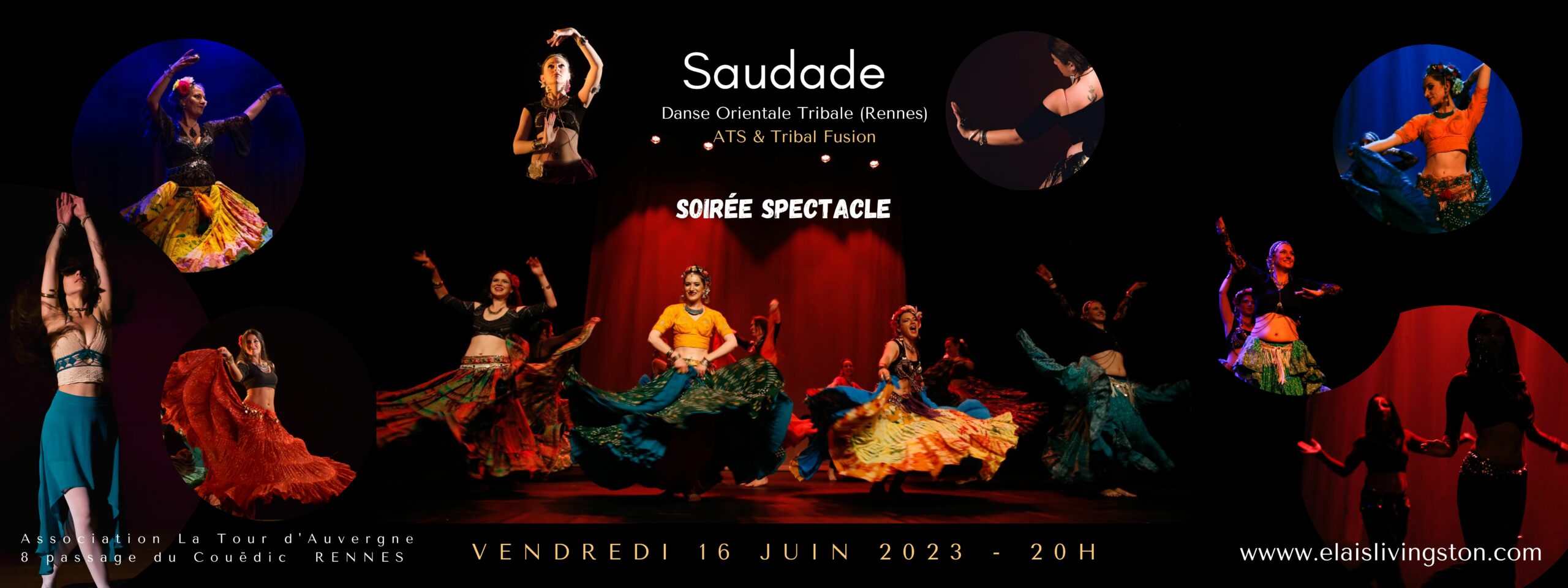 Danse tribale ATS Tribal Fusion Rennes Elaïs Livingston