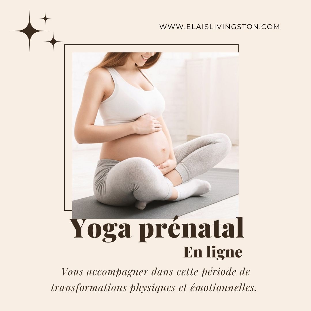 Yoga préanatal en ligne - Elaïs Livingston